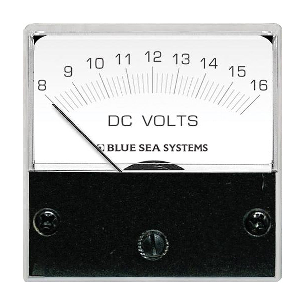 Blue Sea 8028 DC Analog Micro Voltmeter 2 Face 816 Volts DC 8028